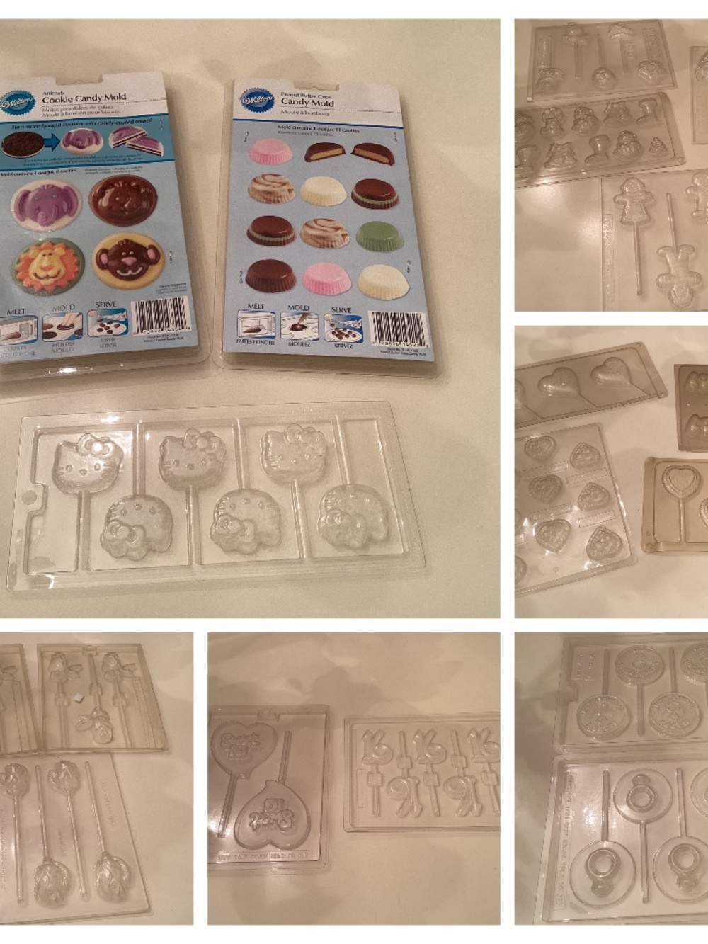 Set of (14) Chocolate/Candy Molds